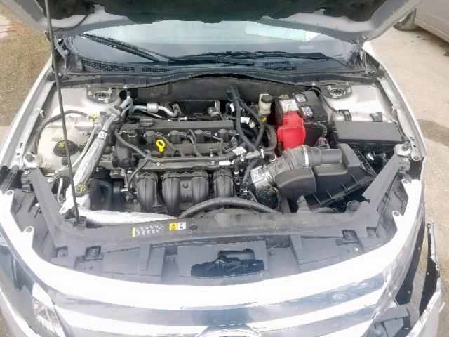 3FAHP0JA7AR293828 - 2010 FORD FUSION SEL SILVER photo 7