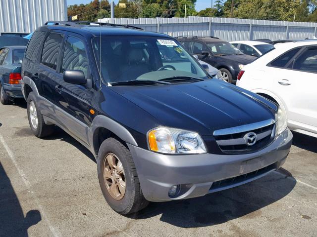 4F2CU08152KM55786 - 2002 MAZDA TRIBUTE LX BLACK photo 1