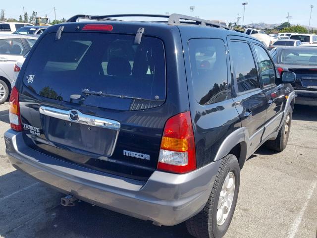 4F2CU08152KM55786 - 2002 MAZDA TRIBUTE LX BLACK photo 4