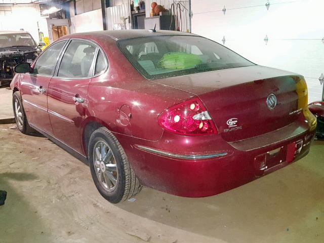 2G4WC582471227127 - 2007 BUICK LACROSSE C BURGUNDY photo 3