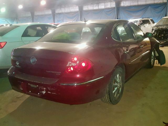 2G4WC582471227127 - 2007 BUICK LACROSSE C BURGUNDY photo 4