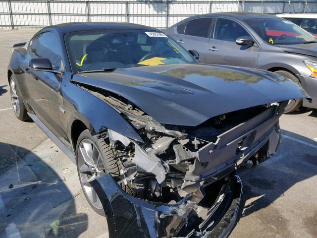 1FA6P8CF3F5382269 - 2015 FORD MUSTANG GT BLACK photo 1