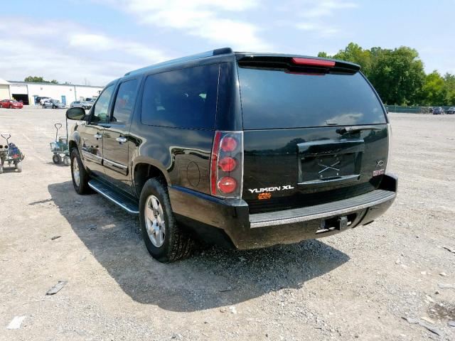 1GKFK66837J252631 - 2007 GMC YUKON XL D BLACK photo 3