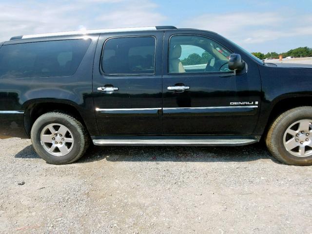 1GKFK66837J252631 - 2007 GMC YUKON XL D BLACK photo 9