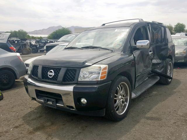 5N1AA08A94N702174 - 2004 NISSAN ARMADA SE BLACK photo 2