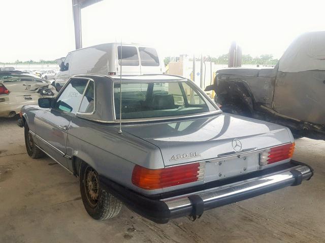 10704412060336 - 1980 MERCEDES-BENZ 450 SL BLUE photo 3