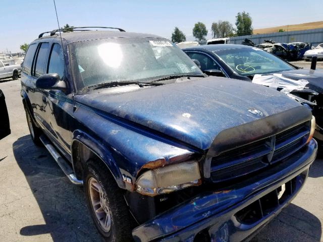 1B4HR28Y4XF629912 - 1999 DODGE DURANGO BLUE photo 1