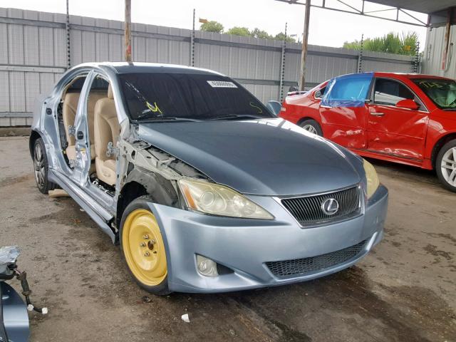 JTHCK262875013702 - 2007 LEXUS IS 250 BLUE photo 1