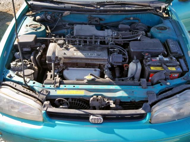 1Y1SK5384PZ028161 - 1993 GEO PRIZM LSI GREEN photo 7