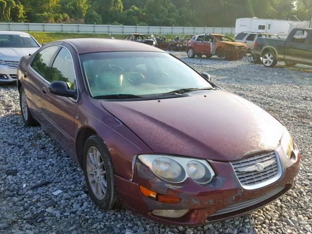 2C3HE66G52H129026 - 2002 CHRYSLER 300M MAROON photo 1