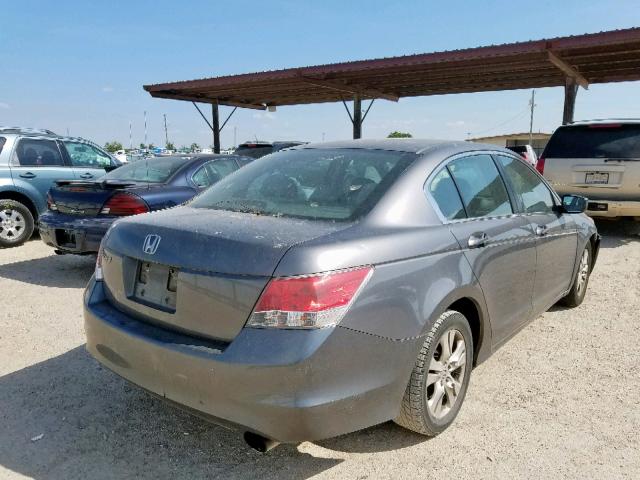 1HGCP2F40AA104516 - 2010 HONDA ACCORD LXP GRAY photo 4