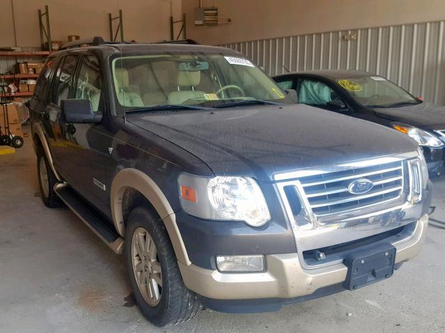 1FMEU74857UA74323 - 2007 FORD EXPLORER E GRAY photo 1