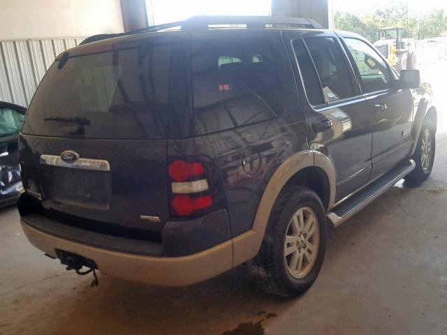 1FMEU74857UA74323 - 2007 FORD EXPLORER E GRAY photo 4