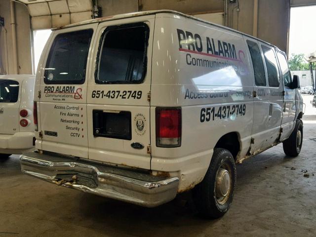 1FTNE24L11HA12930 - 2001 FORD E250 WHITE photo 4