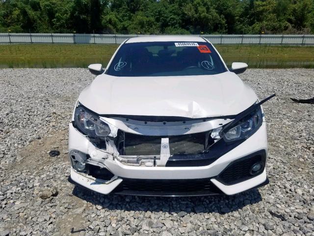 SHHFK7H49HU204019 - 2017 HONDA CIVIC SPOR WHITE photo 9