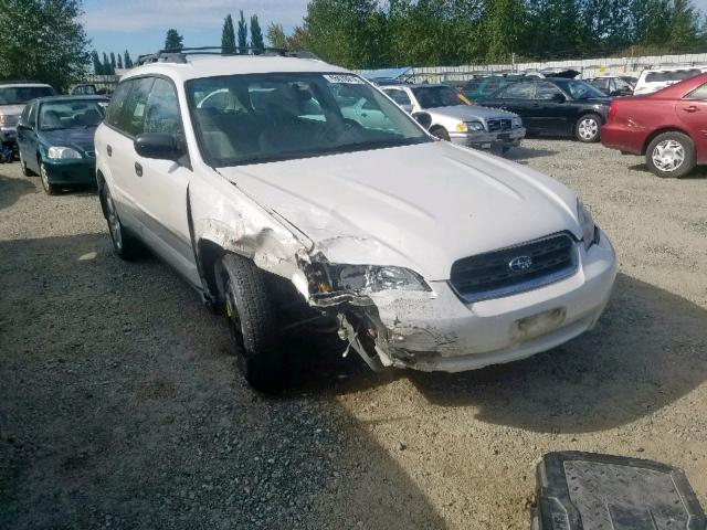 4S4BP61C967300065 - 2006 SUBARU LEGACY OUT WHITE photo 1