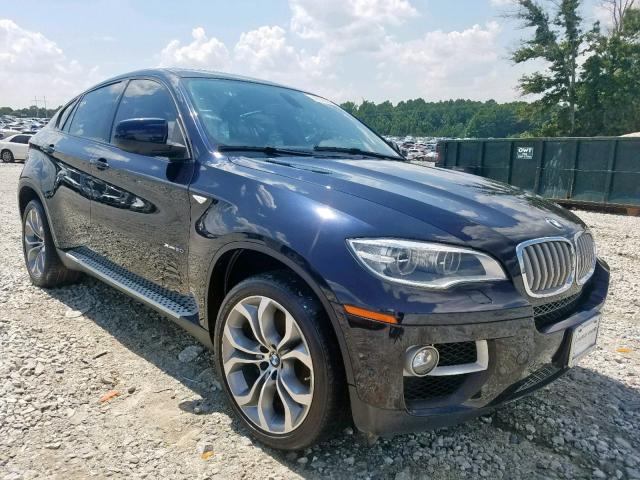 5UXFG8C54DL591576 - 2013 BMW X6 XDRIVE5 BLUE photo 1