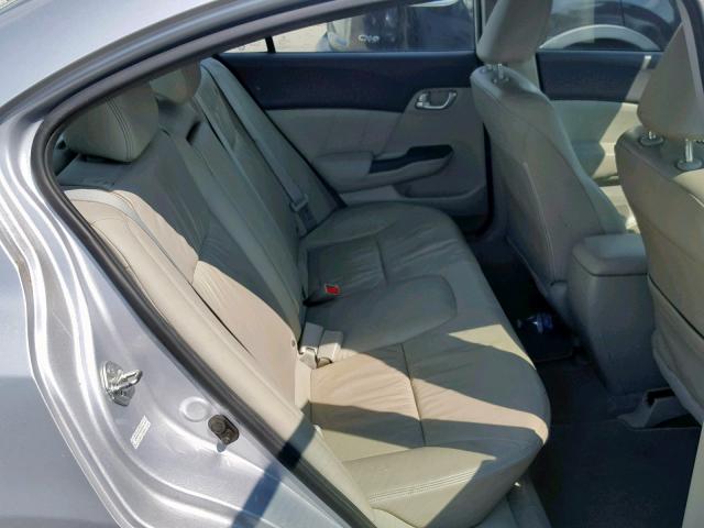 2HGFB2F91CH506704 - 2012 HONDA CIVIC EXL 银色 照片 6