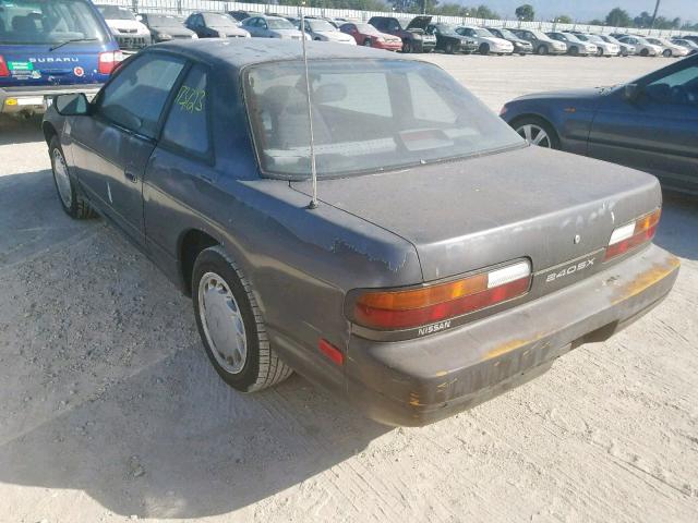 JN1MS34P7NW108191 - 1992 NISSAN 240SX GRAY photo 3