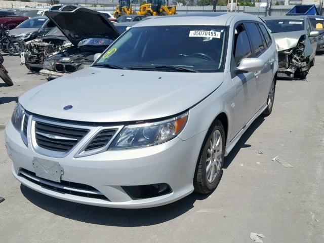 YS3FB59Y981006310 - 2008 SAAB 9-3 2.0T SILVER photo 2