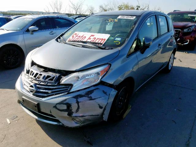 3N1CE2CP1FL422747 - 2015 NISSAN VERSA NOTE GRAY photo 2