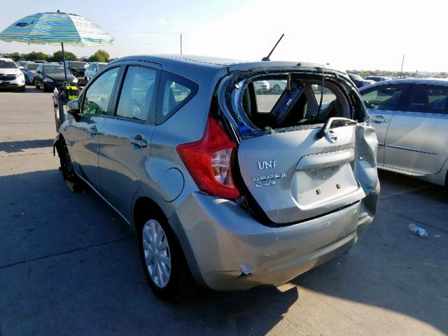 3N1CE2CP1FL422747 - 2015 NISSAN VERSA NOTE GRAY photo 3