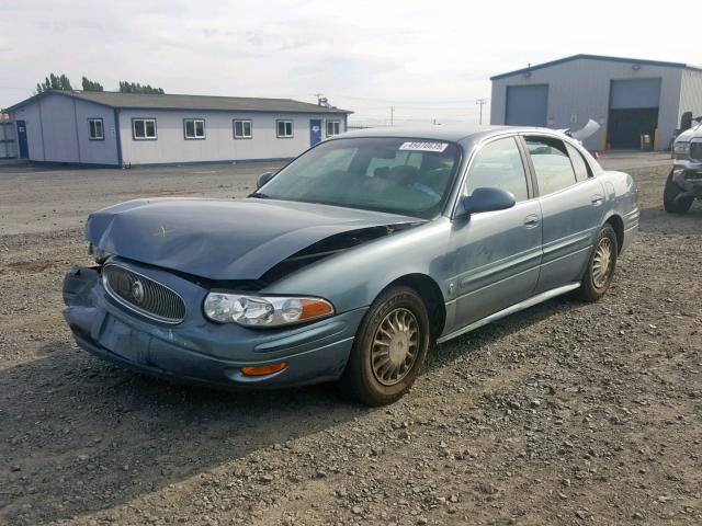 1G4HP54K224185201 - 2002 BUICK LESABRE CU BLUE photo 2