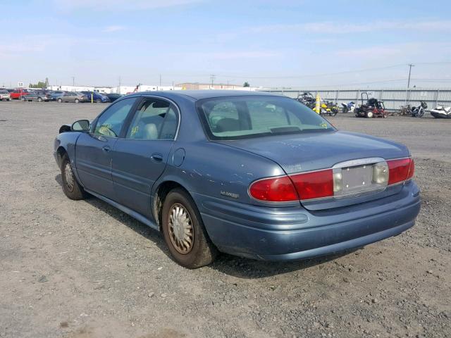 1G4HP54K224185201 - 2002 BUICK LESABRE CU BLUE photo 3