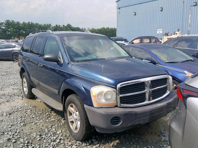 1D4HB38N15F609281 - 2005 DODGE DURANGO ST BLUE photo 1