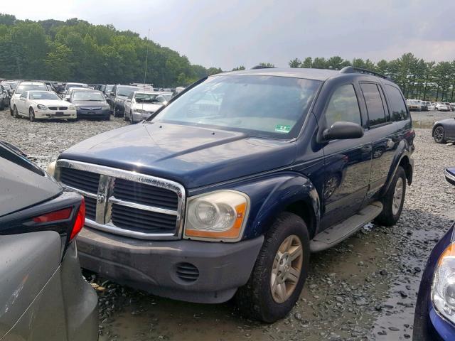 1D4HB38N15F609281 - 2005 DODGE DURANGO ST BLUE photo 2