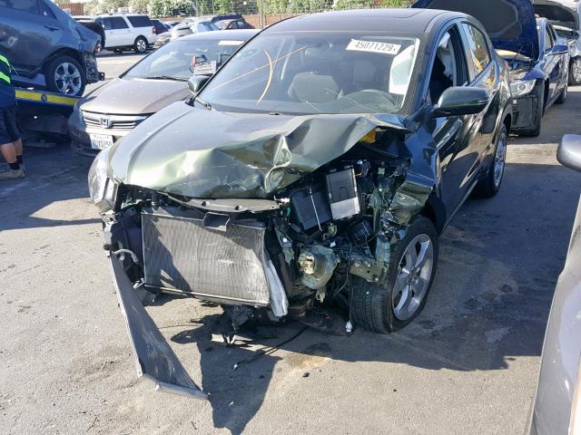 3CZRU6H57GM726258 - 2016 HONDA HR-V EX GREEN photo 2