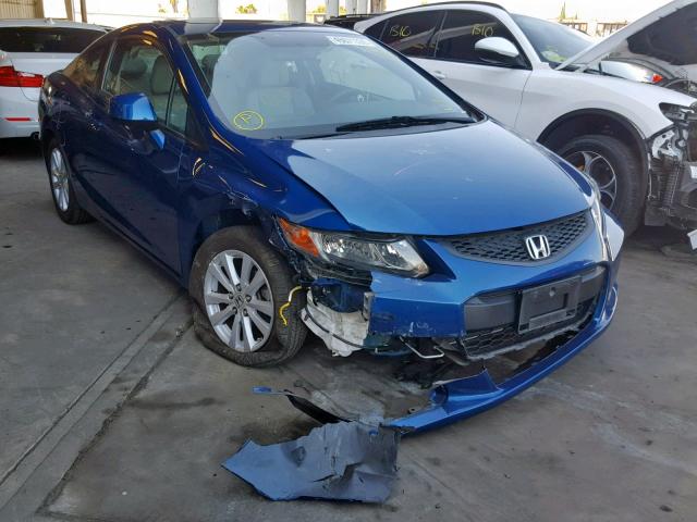 2HGFG3B17CH545739 - 2012 HONDA CIVIC EXL 蓝色 照片 1