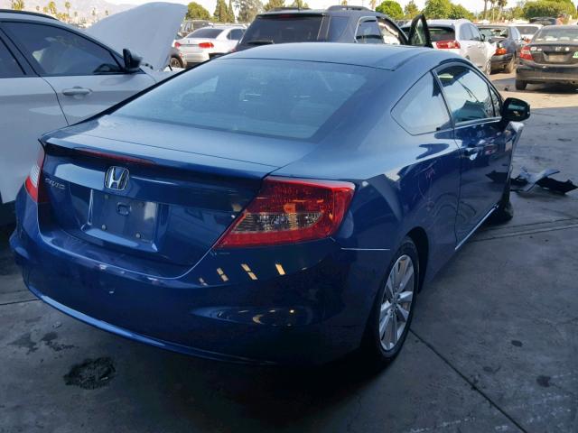 2HGFG3B17CH545739 - 2012 HONDA CIVIC EXL 蓝色 照片 4
