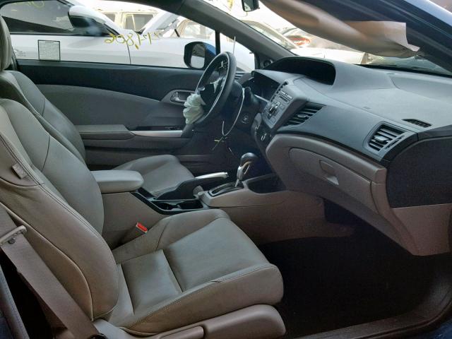 2HGFG3B17CH545739 - 2012 HONDA CIVIC EXL 蓝色 照片 5