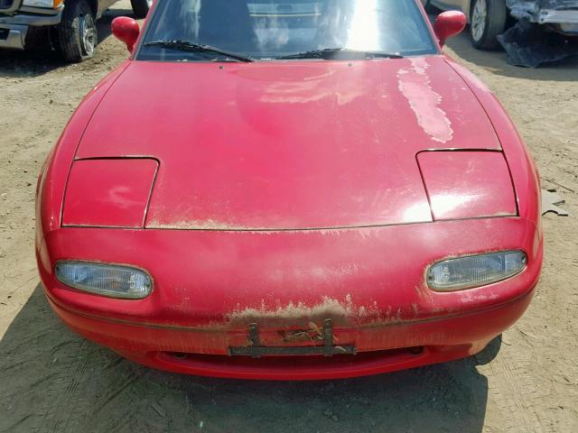 JM1NA3510L0106426 - 1990 MAZDA MX-5 MIATA RED photo 9