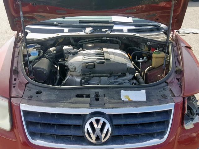 WVGBC67L94D030935 - 2004 VOLKSWAGEN TOUAREG 3. RED photo 7