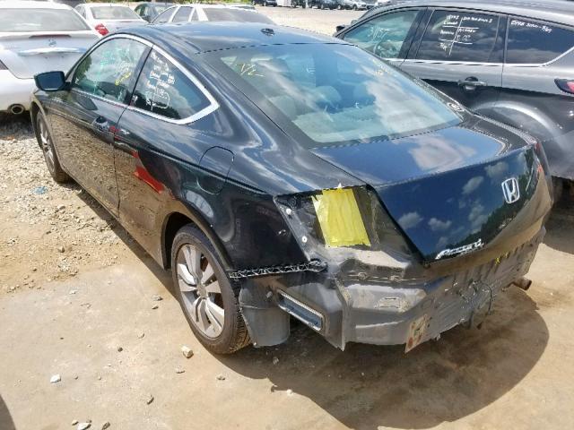 1HGCS12899A004055 - 2009 HONDA ACCORD EXL BLACK photo 3