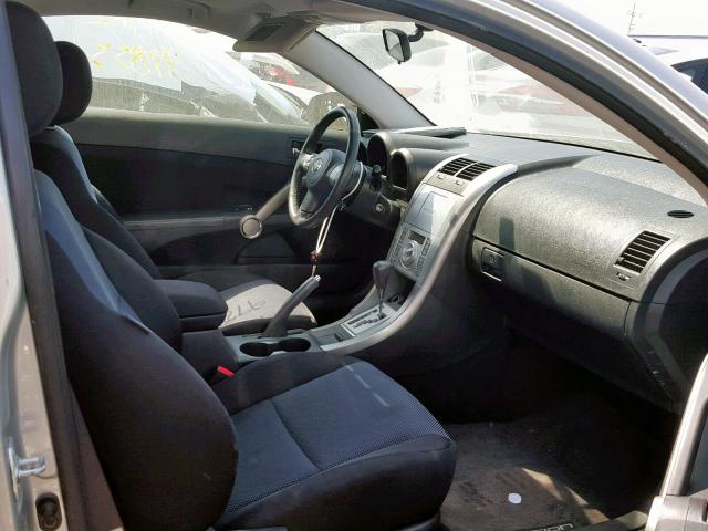 JTKDE167580266132 - 2008 TOYOTA SCION TC ვერცხლისფერი ფოტო 5