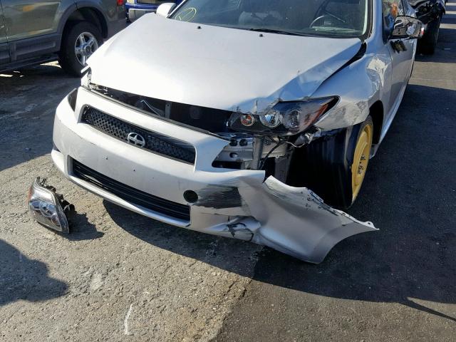 JTKDE167580266132 - 2008 TOYOTA SCION TC ვერცხლისფერი ფოტო 9