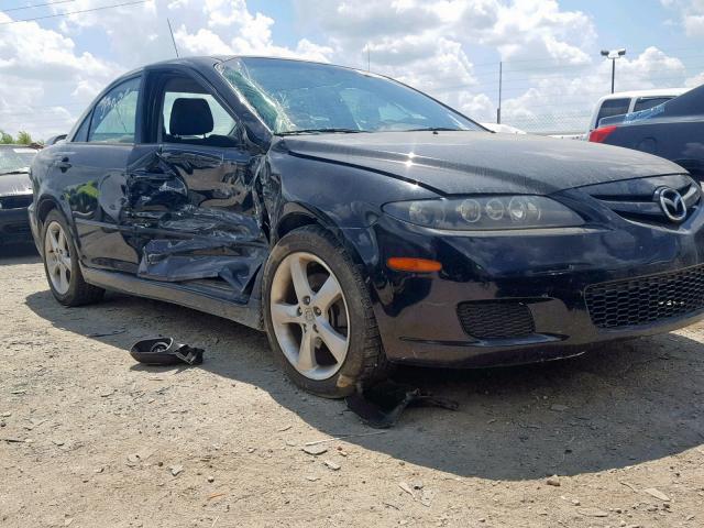 1YVHP80C575M62603 - 2007 MAZDA MAZDA6 BLACK photo 1