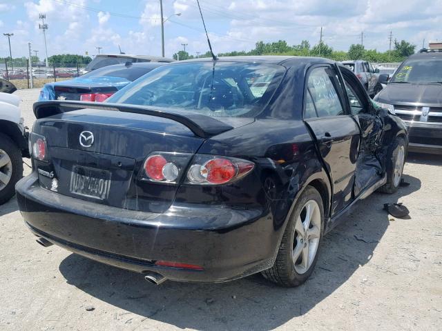 1YVHP80C575M62603 - 2007 MAZDA MAZDA6 BLACK photo 4