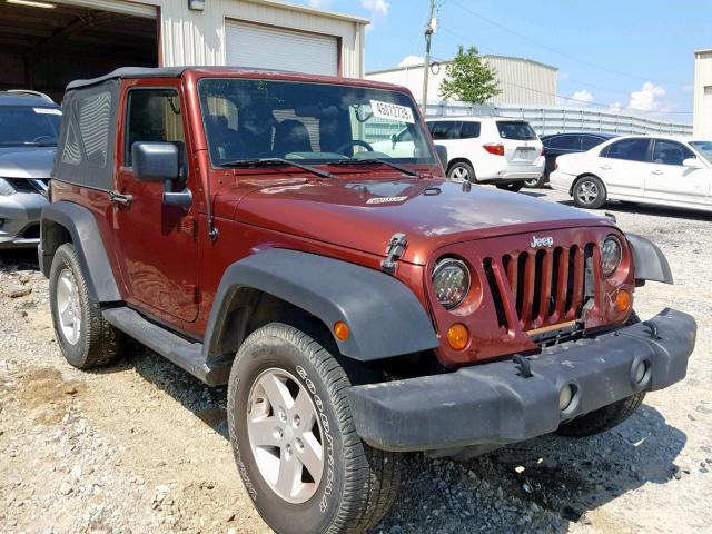 1J4FA24127L170322 - 2007 JEEP WRANGLER X RED photo 1