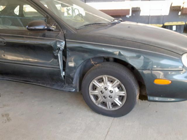 1FAFP52S3WA128324 - 1998 FORD TAURUS LX GREEN photo 9