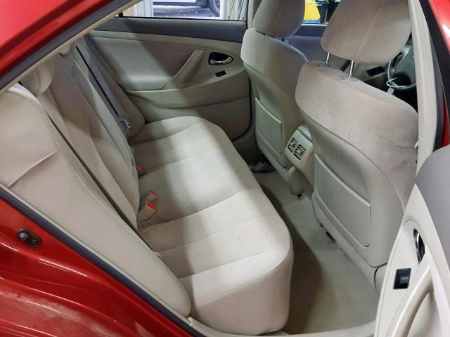 4T1BB46K28U048571 - 2008 TOYOTA CAMRY HYBR RED photo 6