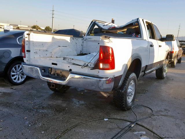 3D7TT2CT4AG173836 - 2010 DODGE RAM 2500 WHITE photo 4