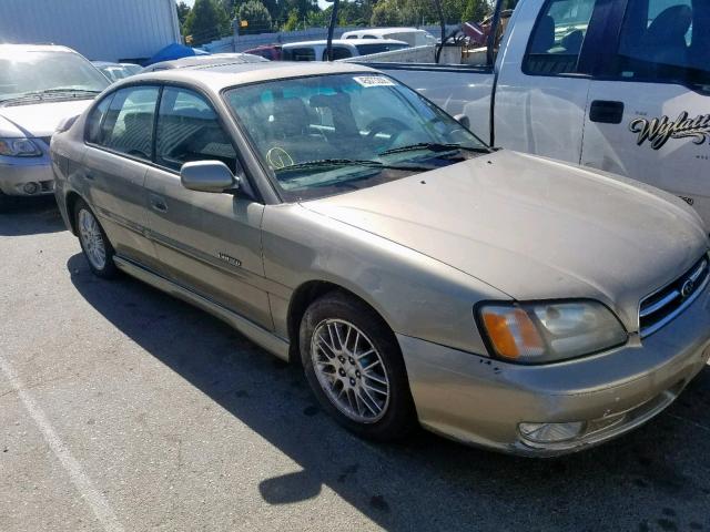 4S3BE656327203680 - 2002 SUBARU LEGACY GT BEIGE photo 1