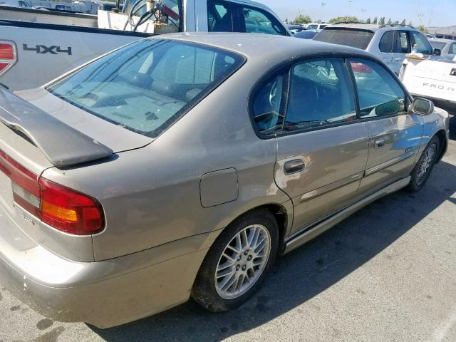 4S3BE656327203680 - 2002 SUBARU LEGACY GT BEIGE photo 4