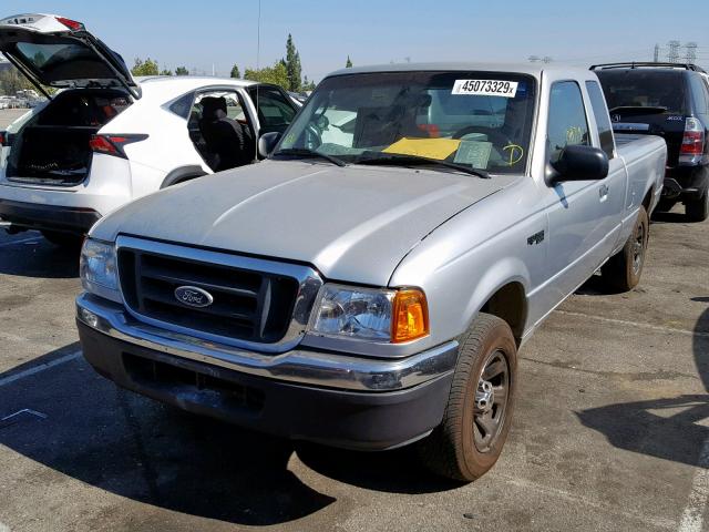 1FTYR44E44PA03597 - 2004 FORD RANGER SUP SILVER photo 2