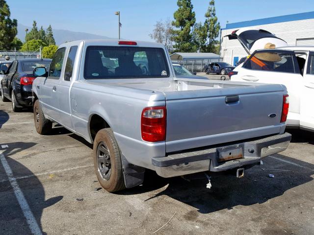 1FTYR44E44PA03597 - 2004 FORD RANGER SUP SILVER photo 3