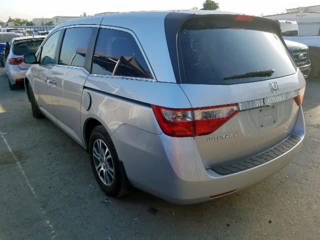 5FNRL5H6XBB030986 - 2011 HONDA ODYSSEY EX SILVER photo 3